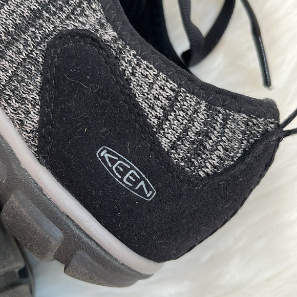 KEEN Women's Hush Knit Sneakers Lace Black Gray Shoes Women Size 8 - Picture 6 of 11